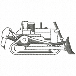 Construction Machinery Vehicles Embroidery Design 7 Construction Machinery Vehicles Embroidery Design 7